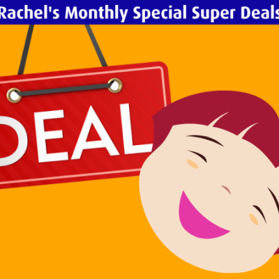 = JBP = Rachel's Monthly Special Super Deals