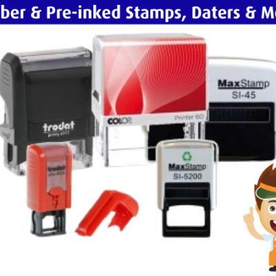 = JBP = Rubber & Pre-inked Stamps, Daters & More!