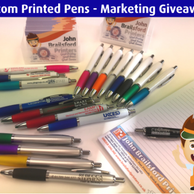 = JBP = Custom Printed Pens - The Perfect Marketing Giveaway!