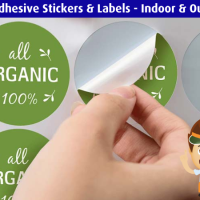 = JBP = Self Adhesive Stickers & Labels - Indoor & Outdoor
