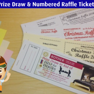 = JBP = Prize Draw & Numbered Raffle Tickets