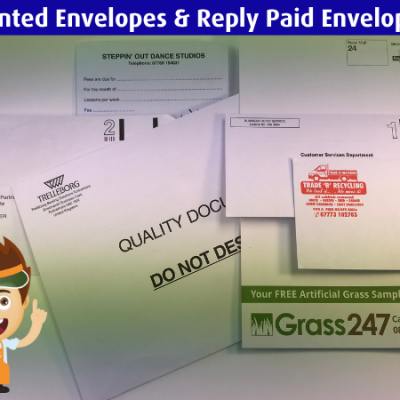 = JBP = Printed Envelopes & Reply Paid Envelopes